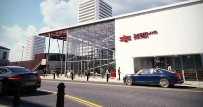 Sunderland train station marks 'major milestone' as entrance nears completion