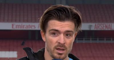 Jack Grealish's reaction after discovering Man City's possession stats vs Arsenal