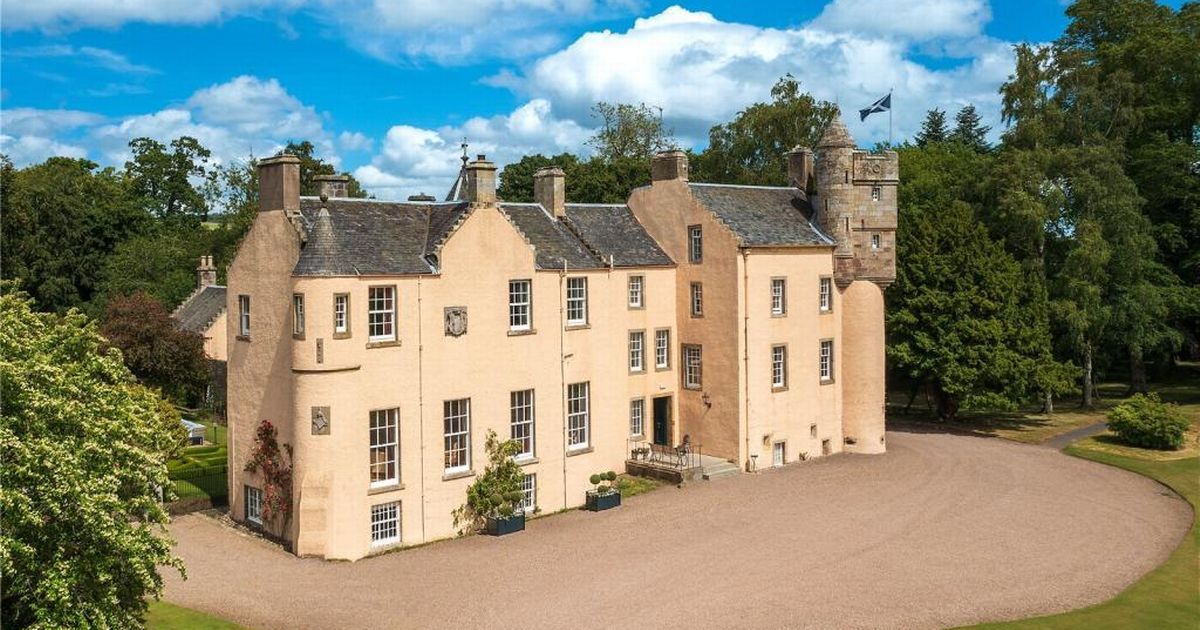 Inside the 16th century Scottish castle for sale with…