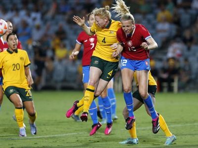 Matildas thrash Czechia 4-0 in Cup of Nations win