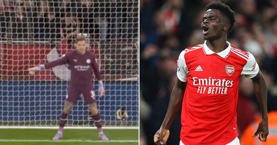 Ederson mind games against Bukayo Saka flopped as Arsenal star made him look a "mug"