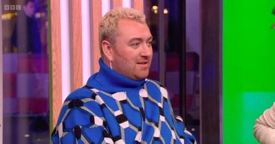 Sam Smith corrects Alex Jones on The One Show after being misgendered by 'fisherthem' comment