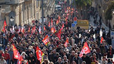 Watch live as nationwide protests in France continue over pension reform
