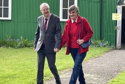 Funeral held for wife of Wales’s First Minister Mark Drakeford