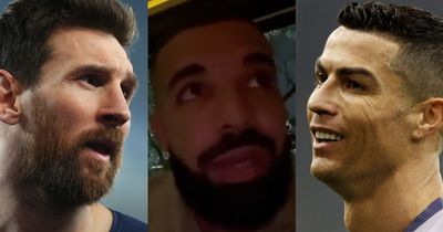 Drake makes honest Cristiano Ronaldo admission on GOAT debate with Lionel Messi