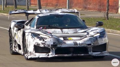 Ferrari LaFerrari Hypercar Successor Spied With Massive Wing