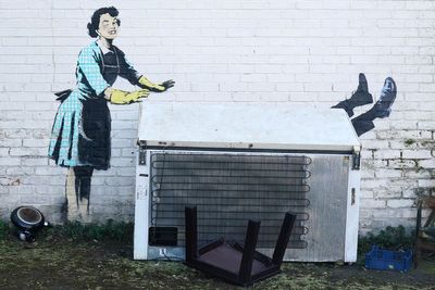 Freezer removed again from Banksy’s Valentine’s Day Mascara artwork