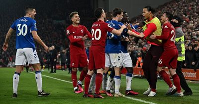 Liverpool and Everton charged by FA after incident at Anfield Merseyside derby