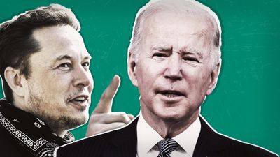 Elon Musk and President Joe Biden Buddy Up