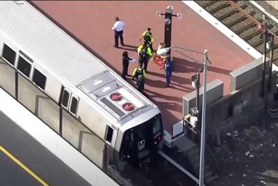 Man dies after being dragged down platform by dog leash caught in train door