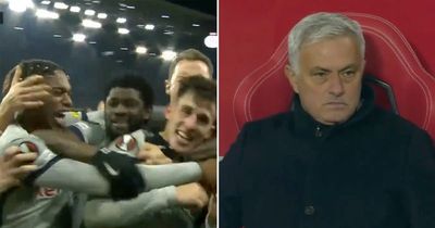 Jose Mourinho's reaction speaks volumes as Salzburg boss copies iconic celebration