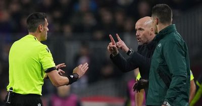 What referee told Erik ten Hag about Marcus Rashford 'foul' that left Man Utd boss furious