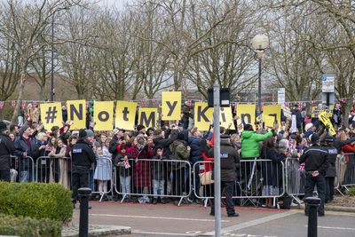King Charles’s visit to Milton Keynes disrupted by anti-monarchy protesters