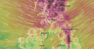 Storm Otto: Terrifying weather maps show 88mph winds hitting UK after Met Office warning