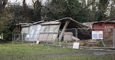 Golf course club house goes up in flames in early morning blaze