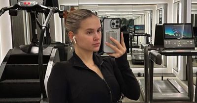 Molly-Mae Hague issues clarification as she heads back to gym three weeks after birth and makes body discovery