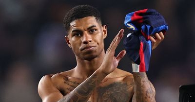 Marcus Rashford's six-word reaction to Barcelona result sums up Man Utd forward