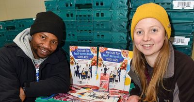Aldi has donates 1000 activity books to The Boghall Drop In Centre