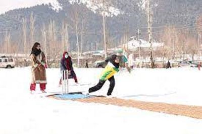 J&K: Women's Snow Cricket Tournament Organised By Army In Kupwara