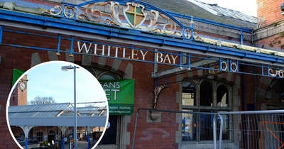 Chaos as glass roof crashes into marketplace at Whitley Bay Metro station