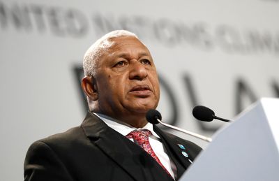 Fiji parliament suspends former leader Bainimarama for sedition
