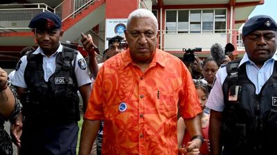 Fiji's former prime minister Frank Bainimarama thrown out of parliament, suspended for three years after divisive speech