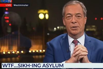 'All time low': GB News  and Nigel Farage blasted for 'Sikh-ing asylum' report