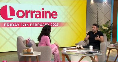 ITV Lorraine viewers stunned over Shayne Ward's appearance on the programme