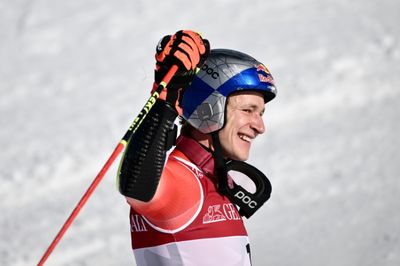 Odermatt wins giant slalom for second world gold
