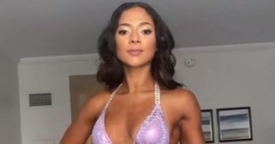 Terrifying moment man attacks fitness model in gym and tries to 'rape' her