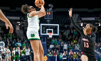 Notre Dame’s Olivia Miles sank a ridiculous buzzer-beater in OT, and women’s basketball fans loved it