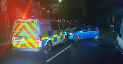 Ford Fiesta driven into police car in County Road crash