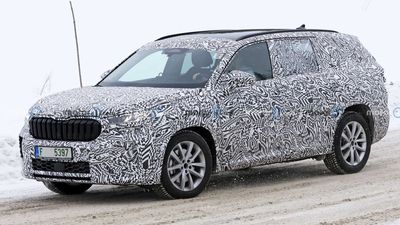 Next-Gen Skoda Kodiaq Spied In Production Body