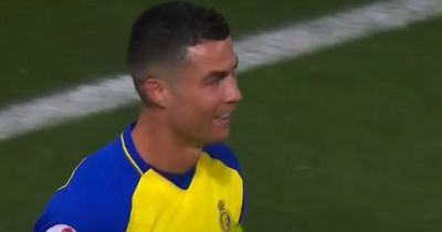 Cristiano Ronaldo's telling reaction after world-class assist for Al-Nassr teammate
