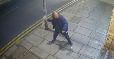 Man's rampage caught on camera on high street