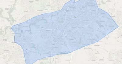 Stop and search order in place for nearly entire town after weapons including machete and axe seized