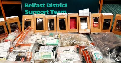 Drugs and cash recovered in operation targeting West Belfast UDA