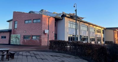 Scots school roof blown off as storm Otto wreaks havoc across country