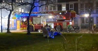 Tottenham fire: 60 firefighters battle huge tower block blaze with residents evacuated