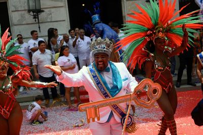 Rio carnival returns, celebrating 'life, democracy'