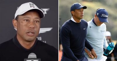 Tiger Woods apologises following backlash after “crass” tampon prank with Justin Thomas