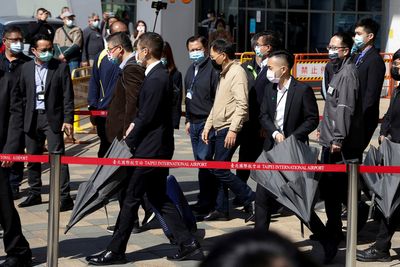 Chinese officials arrive in Taiwan on first post-pandemic visit