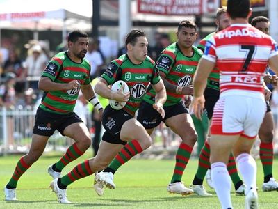 Red hot Rabbitohs whip awful Dragons in Charity Shield