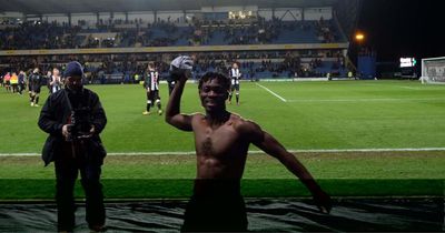 Christian Atsu's love for Newcastle United supporters captured in photograph in 2020