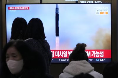 North Korea fires a missile as the U.S. and South Korea prepare for military exercises
