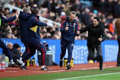 Arsenal have more belief than ever before after late win at Villa, says Mikel Arteta