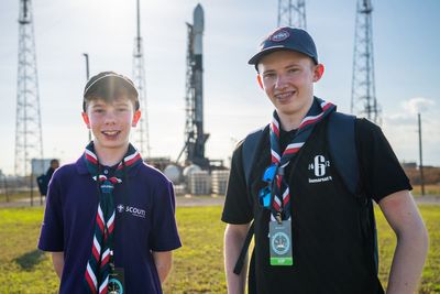 British teenagers have VIP access to Florida satellite launch