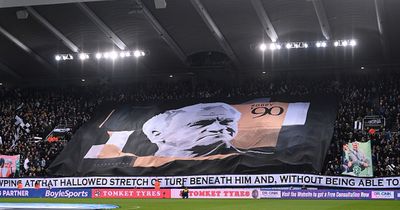 Wor Flags pay tribute to Sir Bobby Robson with huge flag display at St James' Park