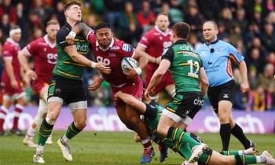 Manu Tuilagi sees red as Sale end up falling to Northampton comeback