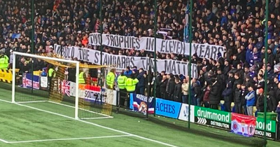 Michael Beale responds to Rangers 'standards' banner as boss 'understands' pointed cup final message